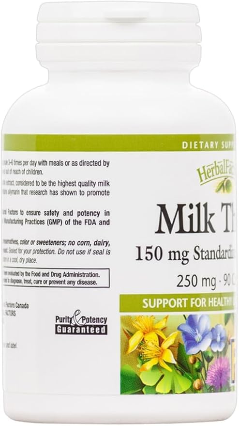 NATURAL FACTORS Milk Thistle Extract 250 Mg, 90 CT