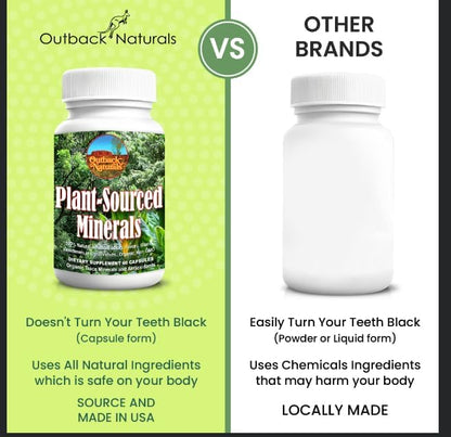 Fulvic Humic Mineral Blend of Plant-Sourced Trace Minerals, Fulvic & Humic Extracts for Immune Support, Vitality, Hydration & General Health - Pure Body Essentials - 60 Capsules