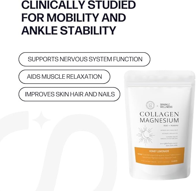 Collagen Magnesium Rest + Restore (Honey Lemonade) [30-Serves] and Osteo Boost (Mixed Berry) [30-Serves | Magnesium, VERISOL & FORTIBONE Bioactive Collagen Peptides