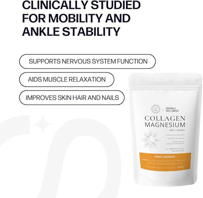 Collagen Magnesium Rest + Restore (Honey Lemonade) [30-Serves] and Osteo Boost (Mixed Berry) [30-Serves | Magnesium, VERISOL & FORTIBONE Bioactive Collagen Peptides