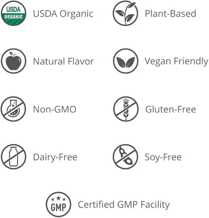 HumanN HeartGreens | Superfood Organic Powder with Wheatgrass, Kale, Spinach, and Spirulina, USDA Organic Non-GMO, from The Makers of SuperBeets (Green Apple Flavor, 5.29-Ounce