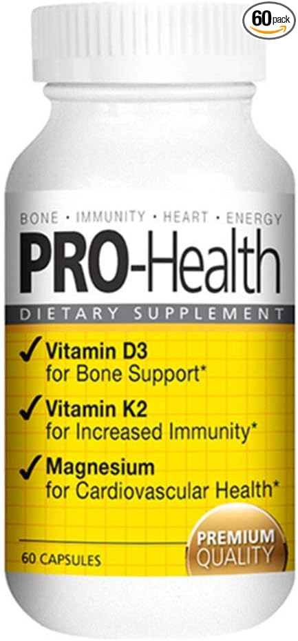 Dr Newtons Naturals PRO - Health Vitamin D Supplement, 5000 iu of Vitamin D3, Vitamin K2 and Magnesium - 60 Capsules