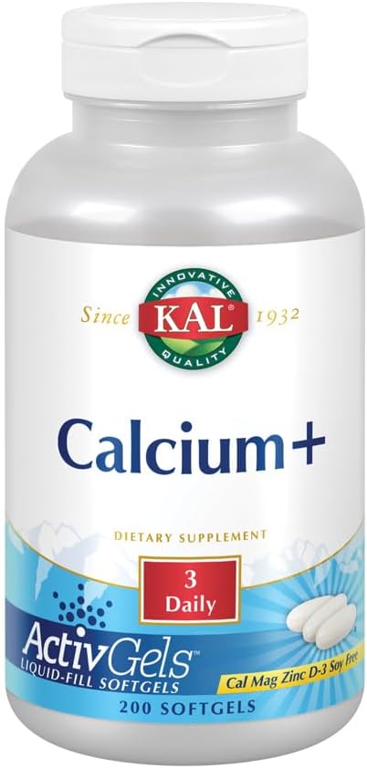 KAL Calcium Plus Tablets, 1000 mg, 200 Count