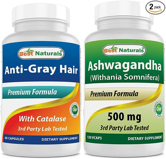 Anti Gray Hair Formula & Ashwagandha Extract 500 Mg