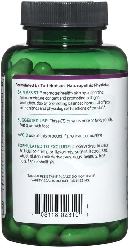 Vitanica, Skin Assist, Skin Support, Vegan, 90 Capsules