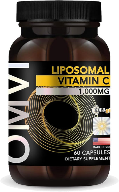 Formulas, Liposomal Vitamin C 1,000mg, High Absorption Ascorbic Acid, Antioxidant Supplement, Supports Immune System & Collagen Booster, Vegan, Gluten Free, 60 Capsules, 30 Serving, Made in USA