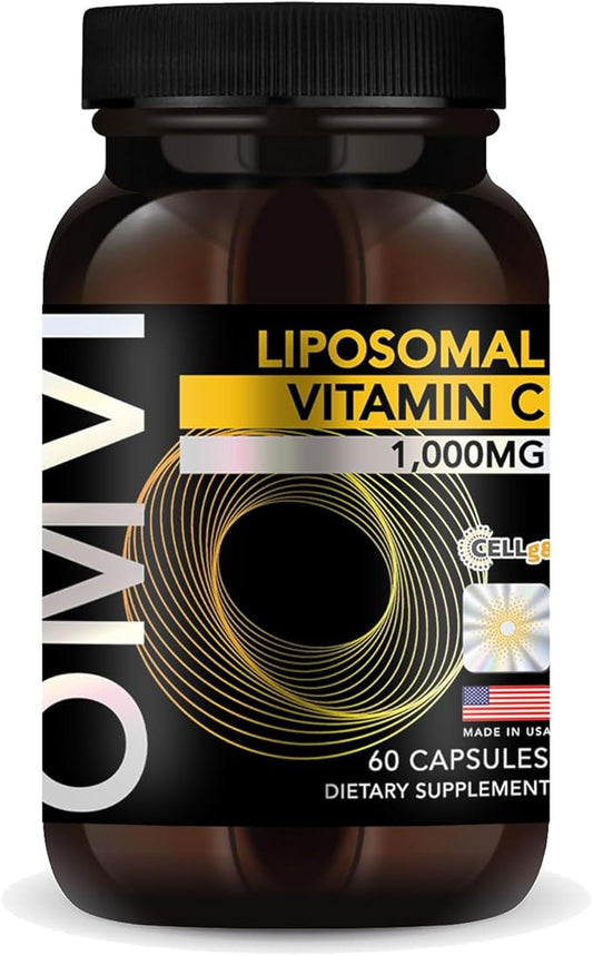 Formulas, Liposomal Vitamin C 1,000mg, High Absorption Ascorbic Acid, Antioxidant Supplement, Supports Immune System & Collagen Booster, Vegan, Gluten Free, 60 Capsules, 30 Serving, Made in USA