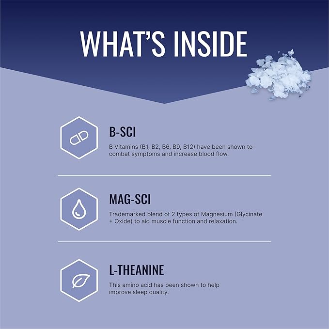 Approved Science Restlex - 420 mg Magnesium Glycinate Blend, L-theanine 200 mg - 60 Capsules