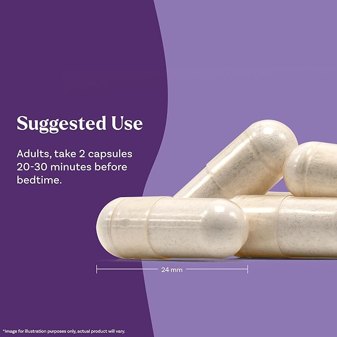 Natrol Sleep & Restore Capsules with Magnesium Glycinate 100mg, GABA, Essential for Your Ultimate Restorative Sleep, Melatonin-Free, 30 Day Supply