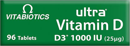 Ultra by Vitabiotics Vitamin D Tablets x 96