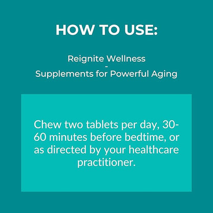 Reignite Wellness by JJ Virgin | Sleep Candy | Chewable 5-HTP Supplement with Inositol, Vitamin B6, Melatonin & L-Theanine for Adults | Lemon Flavor | 60 Tablets