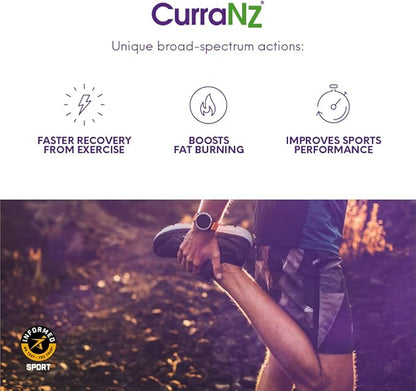 New Zealand Blackcurrant Extract Sports Nutrition Capsules | Muscle Recovery | Endurance Performance | Pre or Post Workout Supplement | Vegan & Caffeine Free (30 Capsules)