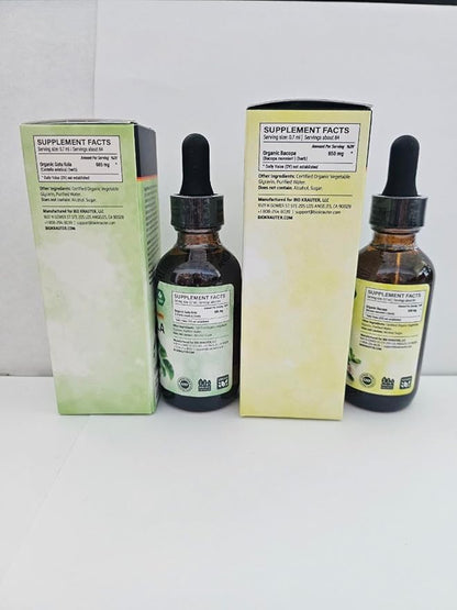 BIO KRAUTER Gotu Kola Tincture 2 Fl. Oz. & Bacopa Tincture 2 Fl. Oz.