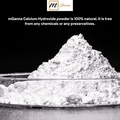 100% Natural Calcium Hydroxide Powder for Food & Cosmetics 227 GMS / 0.5 LBS