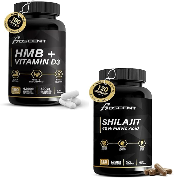 HMB & Shilajit Strength & Energy Pack