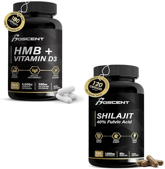 HMB & Shilajit Strength & Energy Pack