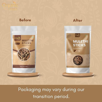 Licorice - Mulethi Sticks - 5.3oz (150gm) Pure and Natural Yashtimadhu - Jethimadh 150gm