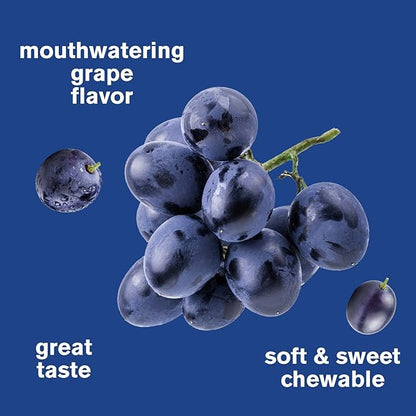 Iron Gummies with Vitamin C -Anemia and Cellular Energy Support, Promotes Red Blood Cell Formation - Energy & Immune System Support -Natural Grape Flavor-60 Gummies