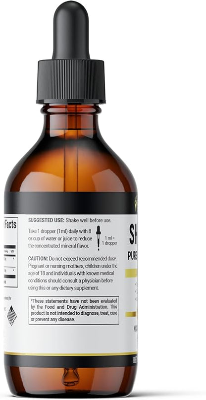 Pure Himalayan Shilajit Liquid Drops | Natural Shilajit Drops | 85+ Trace Minerals & 40% Fulvic Acid | Energy | Strength & Immunity | by the Healthy Life 4 me | 60 Day Supply