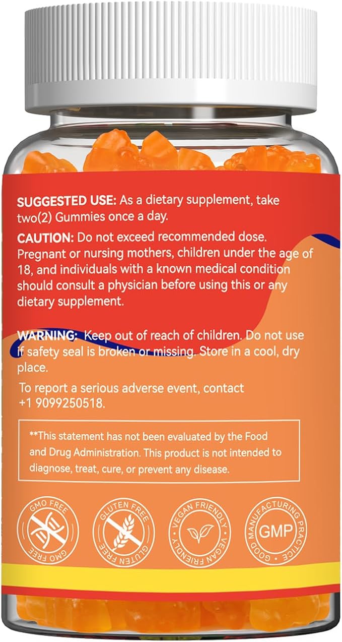 2 Pack Omega 3 Gummies Supplement 1000mg, High Absorption DHA & EPA, Heart, Brain & Joint Support, Extra Strength Fish Oil Omega 3 Gummies Vitamins, 120 Count