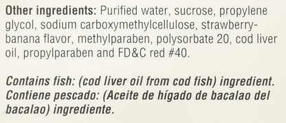 Strawberry/Banana 6.5 Oz. Cod Liver Oil (Pack of 2)