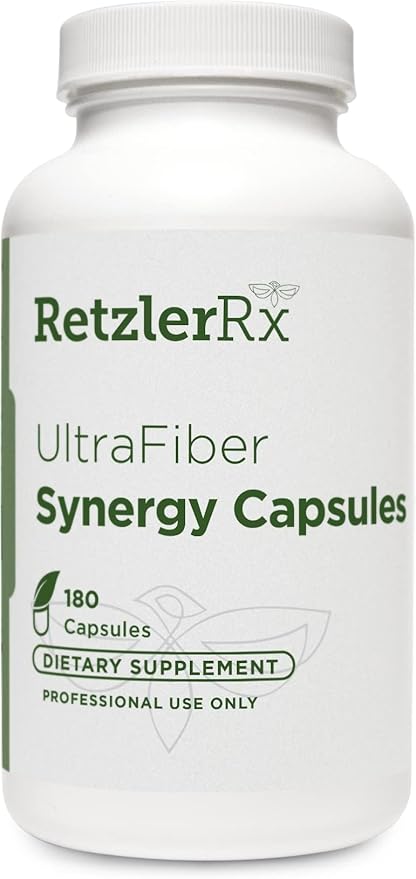 UltraFiber Lean Capsules by RetzlerRx - 100% Natural and Soluble Propolmannan Fiber - Supports Satiety and Healthy Bowel Movements