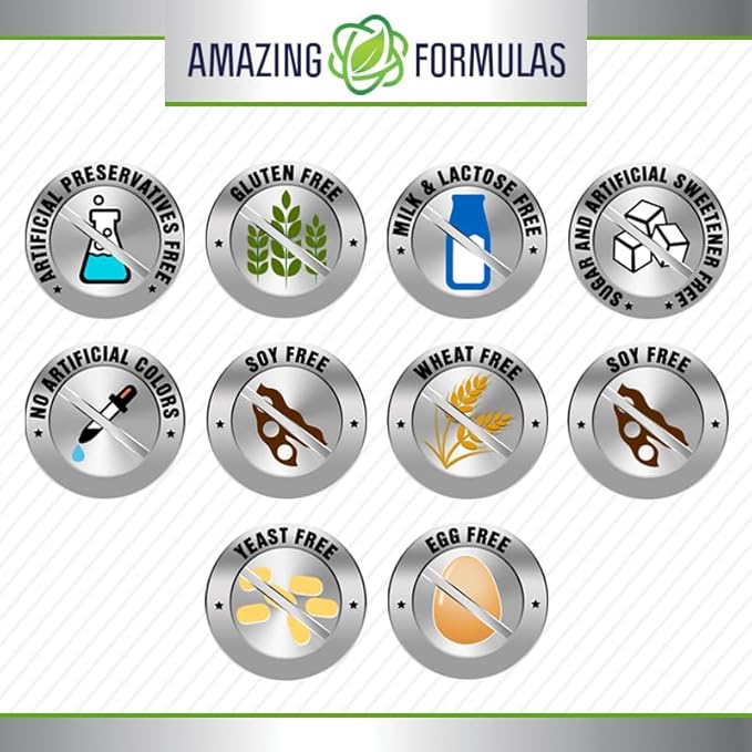 Amazing Formulas Alpha Lipoic Acid | 200 Mg Supplement | Capsules | Non-GMO | Gluten-Free | Made in USA (1 Pack, 120)