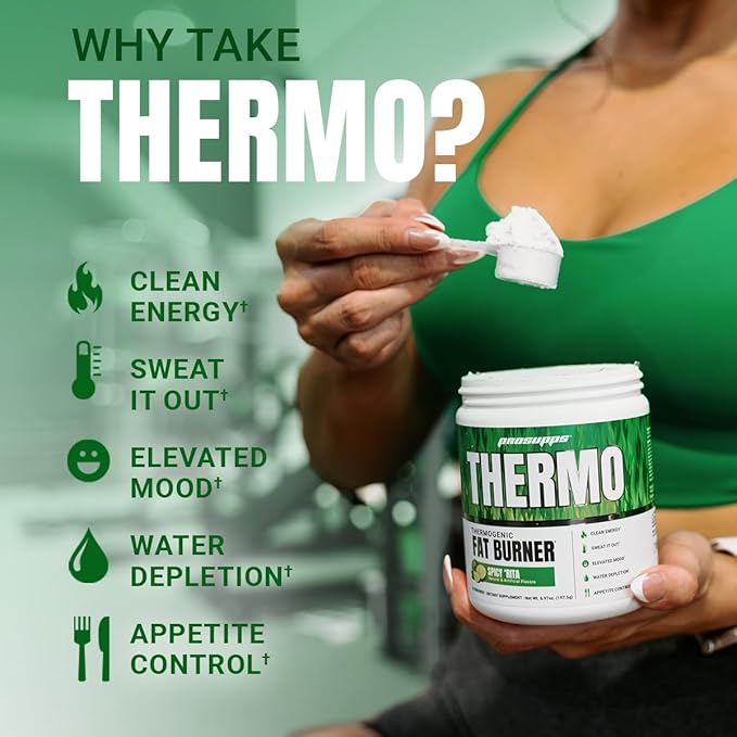 PROSUPPS Thermo Fat Burning Thermogenic Powder Spicy Rita and 3000 L-Carnitine Berry - Weight Management and Pre Workout - Energy, Mood, Appetite Control -