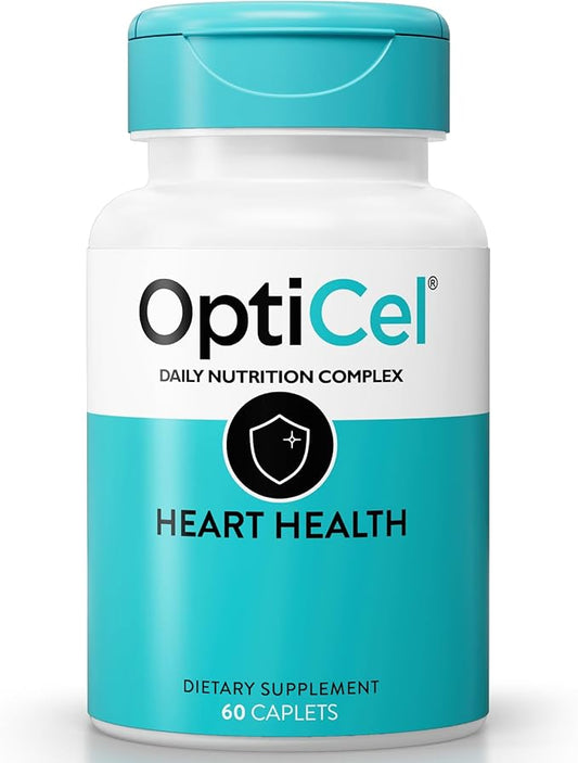Heart Health - Heart Health & Blood Pressure Supplement for Men & Women, Supports Endurance, Recovery, Cholesterol & Cardiovascular Health, Plant-Based, Gluten-Free and Non-GMO, 60 Capsules