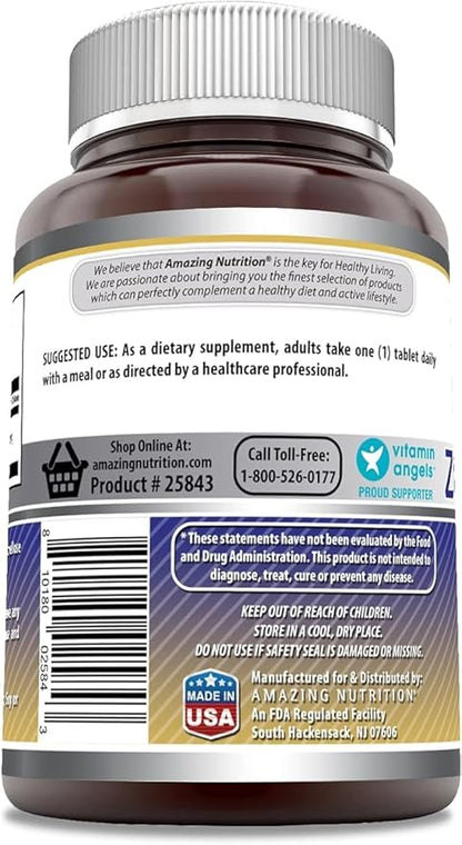 Amazing Formulas Zinc Gluconate Supplement | 50 Mg Per Serving | Tablets | Non-GMO | Gluten-Free | Made in USA (250 Count) | Pack of 2
