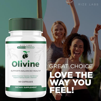 (Official Olivine Weight Loss Supplement, Superfood Capsules for Total Body Wellness and a Healthy Lifestyle, Pills for Leaner Physique, Oli Vine Reviews, Advanced (60 Capsules)