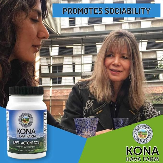 30% Kavalactone Kava Extract Capsules (60 Capsules)