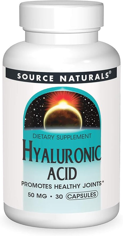 Source Naturals Hyaluronic Acid, 50mg, 30 Capsules