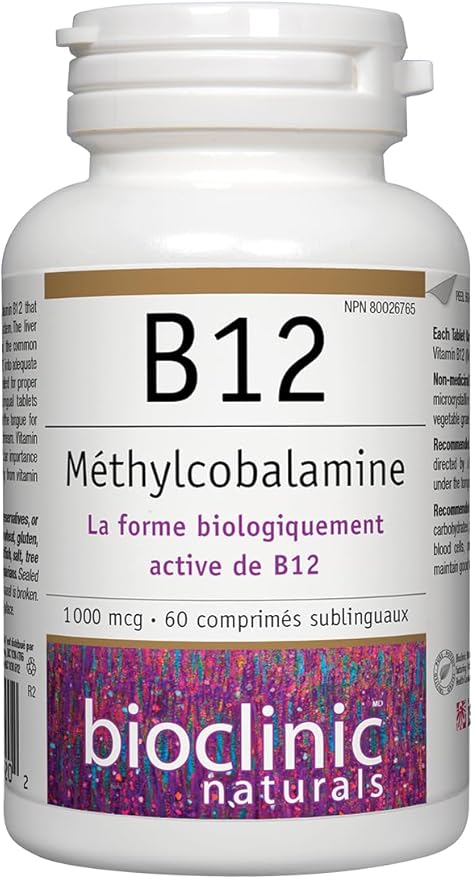 Bioclinic Naturals - B12 Methylcobalamin 1000 mcg 60 loz
