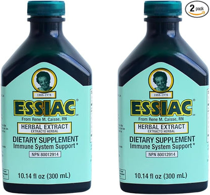 Essiac Original Herbal Liquid Extract – 10.14 fl oz Bottle | Powerful Antioxidant Blend to Help Promote Overall Health & Well-Being | Original Formula from 1922 (Pack of 2)