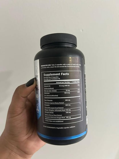 Prostate Supplement for Men 180 Caps with Saw Palmetto, Pumpkin Seeds Extract, Stinging Nettle. B Life Prostate Complex (Prostate Platinum)