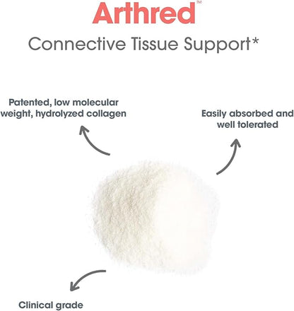 Allergy Research Group Arthred Supplement - Collagen Powder for Men & Women, 10.5g Collagen Peptides, Bovine Sourced, Arthred Powder, Collagen Formula, Hydrolyzed Collagen - 8.5 Oz