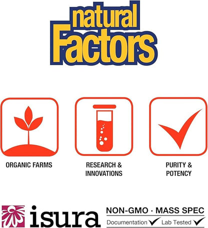 Natural Factors, Glucosamine Sulfate, Supports Healthy Joint Mobility, Cartilage and Connective Tissue, 180 Capsules