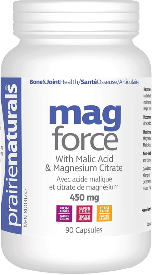 Mag Force Magnesium & Malic Acid Capsules, 90 Count