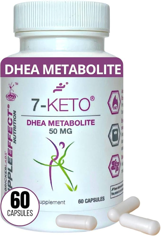 7-Keto DHEA Metabolite 50 mg Dietary Supplement for Weight Management, Safe and Effective Weight Management Support, 60 Capsules