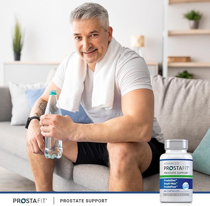 Piping Rock ProstaFit Advanced Prostate Support* | Health Supplement for Men | Herbal Complex with Saw Palmetto, Pumpkin Seed, Zinc, Plus Stinging Nettle Extract | 66 Capsules | Laboratory Tested