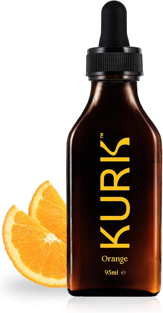 High Strength Liquid Curcumin Oil from Turmeric | Advanced Absorption Technology | 1000x More Absorbent Than Powders & Capsules - Orange 3.2 Fl Oz (95ml)