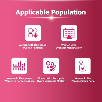 Inositol Ovarian Health Support 120 VegeCaps Supplements for Women,Myo-Inositol to D-Chiro-Inositol Dietary Supplement