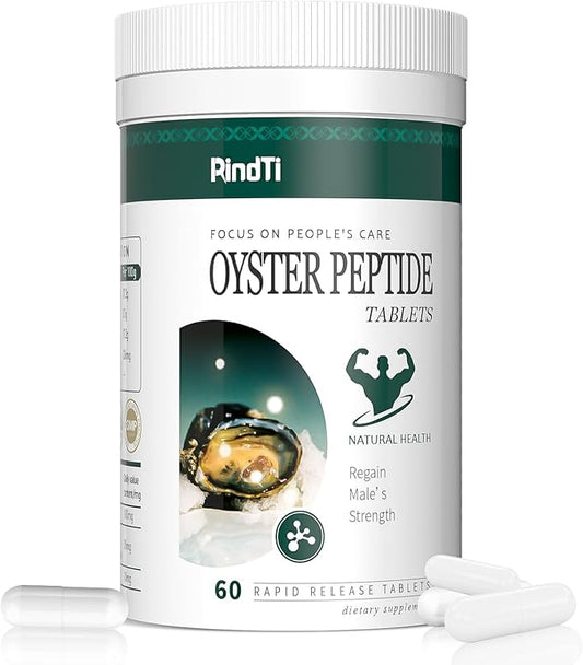 Oyster Extract，Oyster Supplements for Men ＆ Women,60 Capsules,Oysters Extract Capsules with Zinc Powder