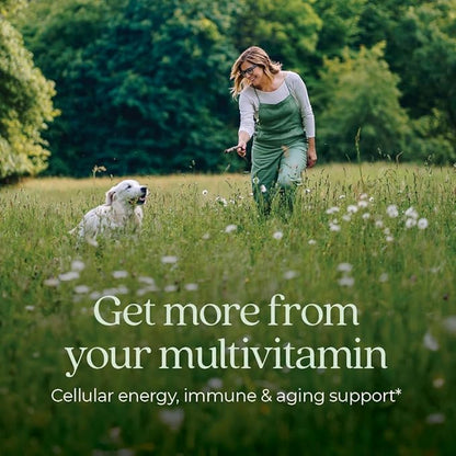 New Chapter Women's Multivitamin 40 plus for Energy, Healthy Aging + Immune Support with 20+ Nutrients -- Every Woman's One Daily 40+, Gentle on the Stomach, 48 Count