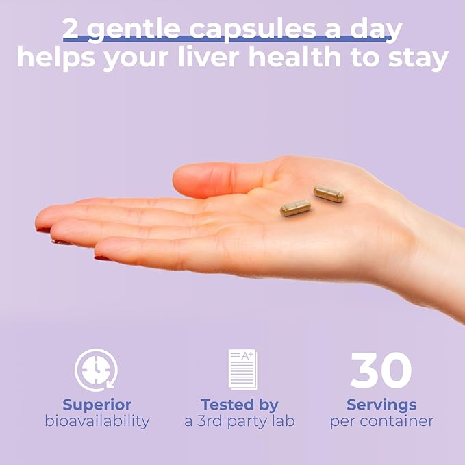 Liver Shield & Cleanse | Herbal Liver Cleanse Detox & Repair Supplement | Milk Thistle & Artichoke Extract Supplements | Fatty Liver & Health Support | 120 Capsules for Men and Women