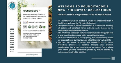 FiG Nutra ‘GlucoQuad’ Capsules | Herbal Blood Sugar Support Supplement | Gymnema, Fenugreek, Cassia, Syzygium Blend | 60 Veg Capsules