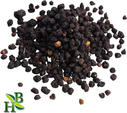 Organic Elderberry Whole - Wildcrafted - 4oz - Packaged with Care - Makes Great Syrup, Teas - Immune System
