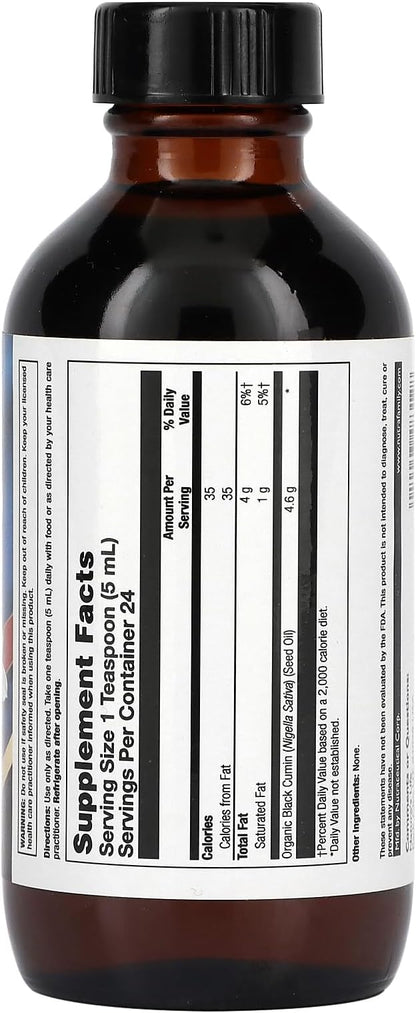 Natures Life Black Seed Oil, Cold-Pressed Black Cumin Seed Oil - Joint, Digestive Health, and Immune Support - Lab Verified, 60-Day Money-Back Guarantee - 23 Servings, 4 Fl. Oz.