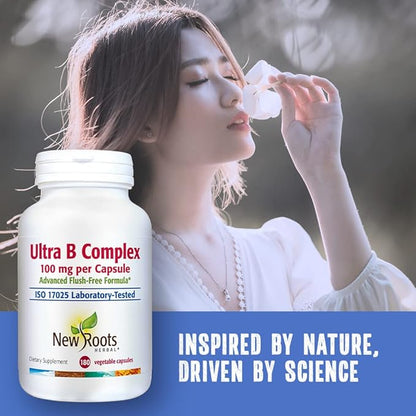 New Roots | Ultra Vitamin B Supplement 100 Mg (180 Capsules)